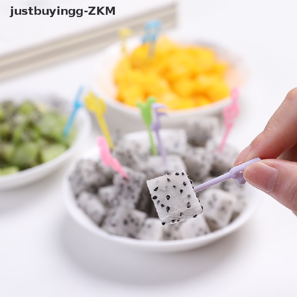 [justbuyingg] Bento Vegetable Crockery Cute Mini Toddler Children Fruit Forks Toothpicks Kids [zkm]