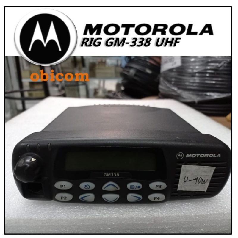 RIG BEKAS MOTOROLA GM-338 UHF 40 watt