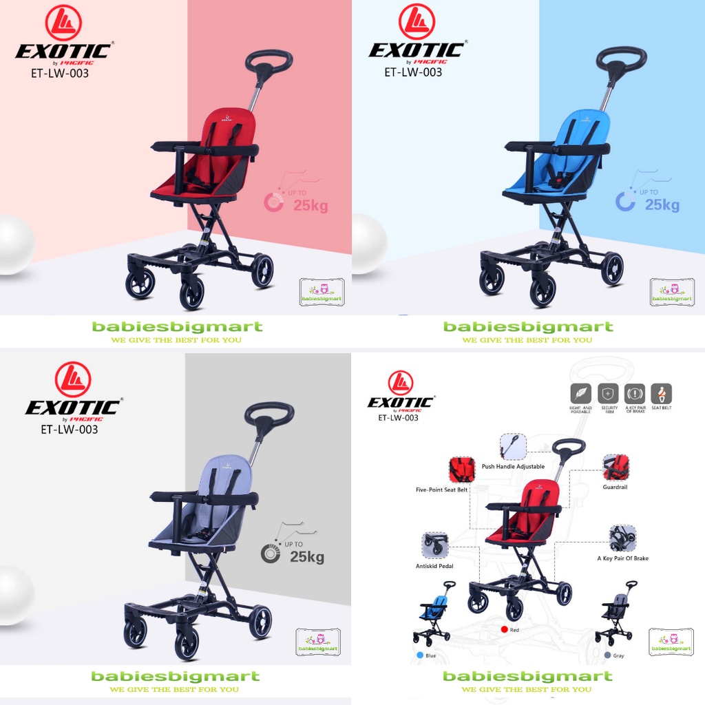 MAGIC STROLLER EXOTIC LW 003 LW 112 LW 116 LW 129 CABIN SIZE, LW 211 KERETA DORONG STROLER PRAKTIS MURAH