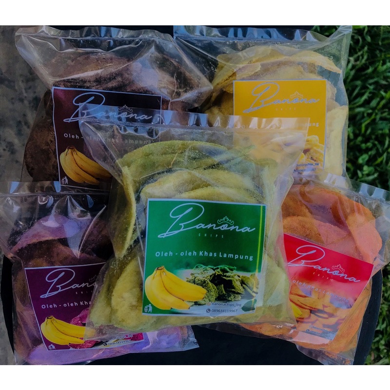 

Keripik Pisang coklat /aneka rasa ( 125 gram)