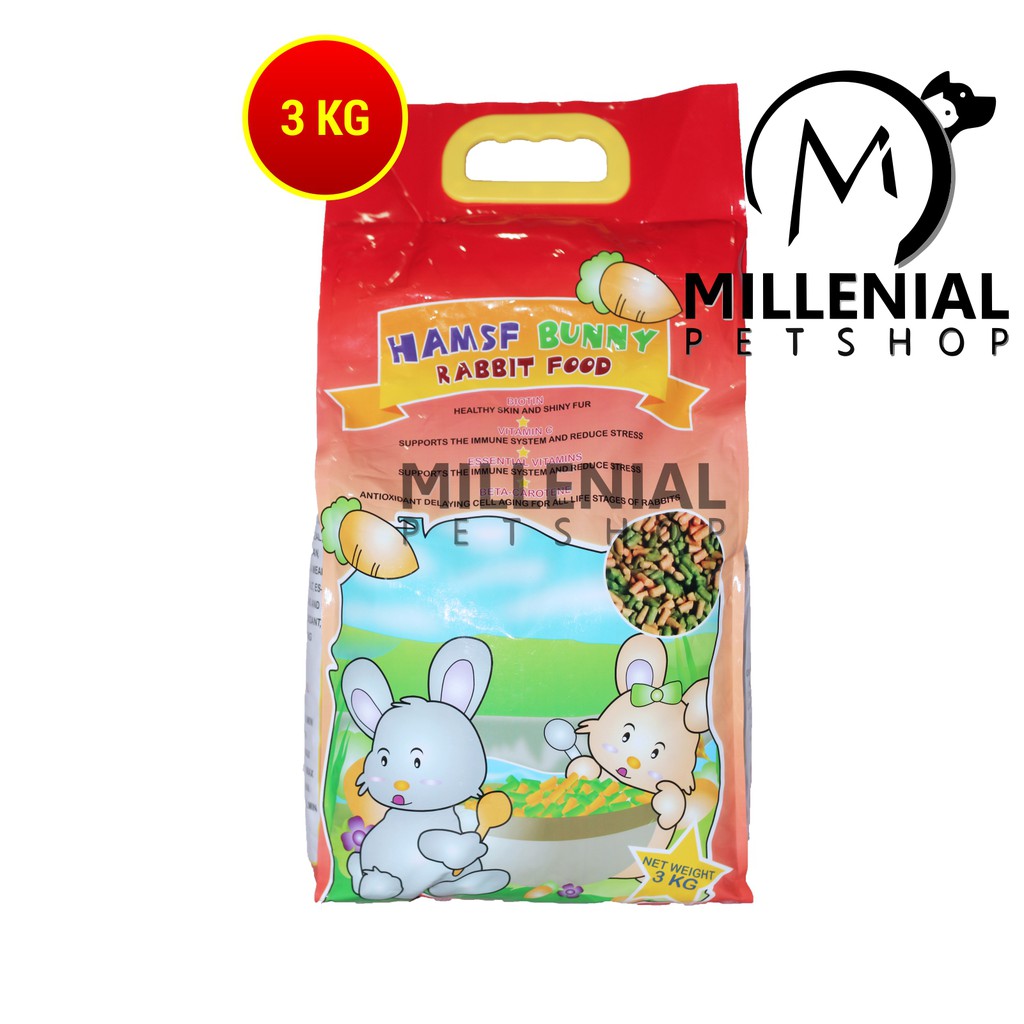 Hams Bunny Rabbit Food 3 Kg hamsbunny 3kg Makanan Kelinci Murah