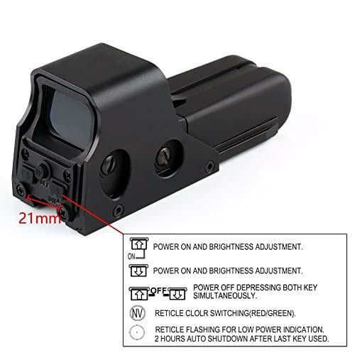 Limited! TELESCOPIC / HOLOGRAPHIC GRAPHIC SIGHT 552 FOR GUN