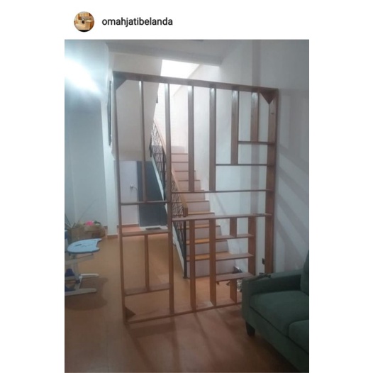 partisi jati belanda motif kotak