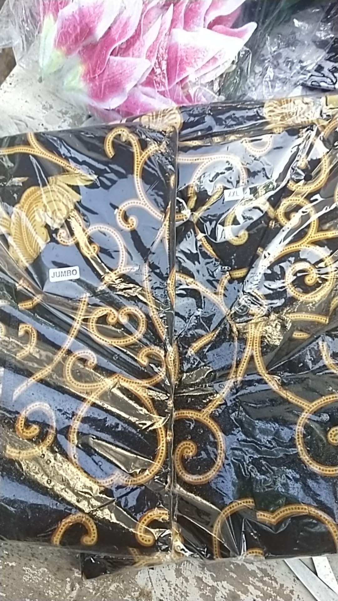 Couple Batik Outer Kardigan Longkardi Zipper Depan Jumbo Terbaru Motif Alika Ulir