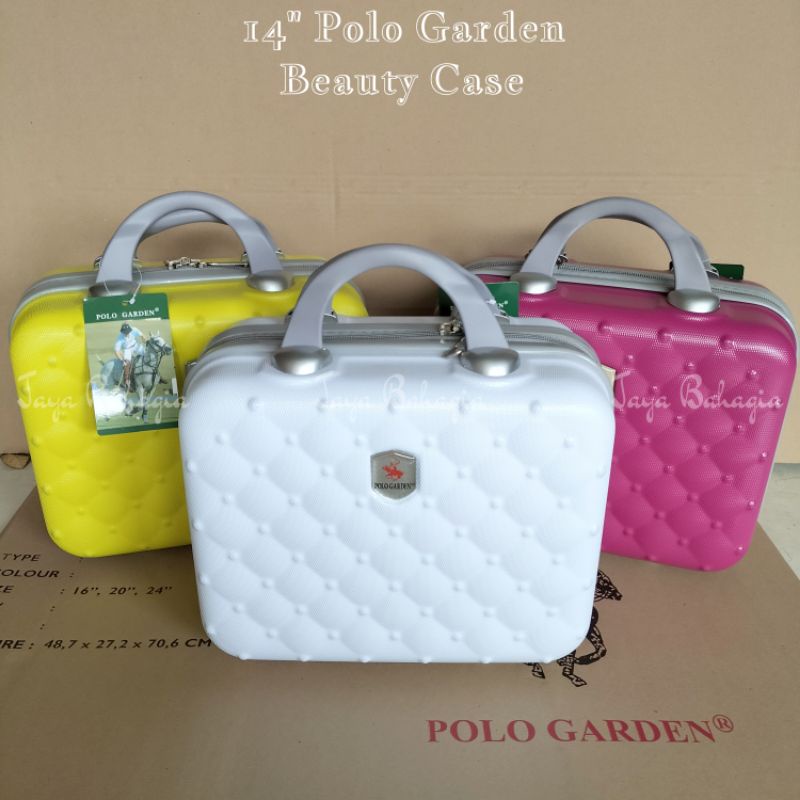 Beauty Case 14 Inch Polo Garden Koper Kabin Fiber Mini Travel Bag