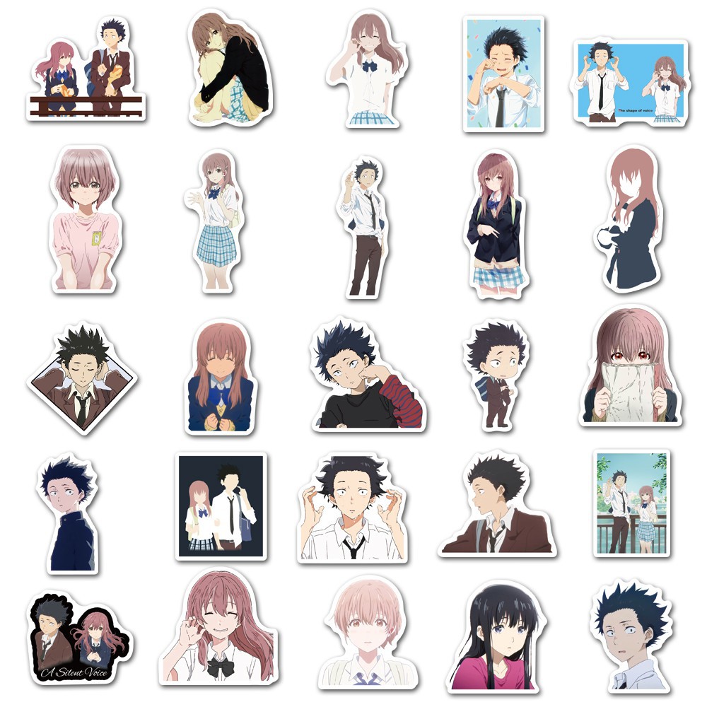 SV001 – Sticker / Stiker Anime Jepang A Silent Voice
