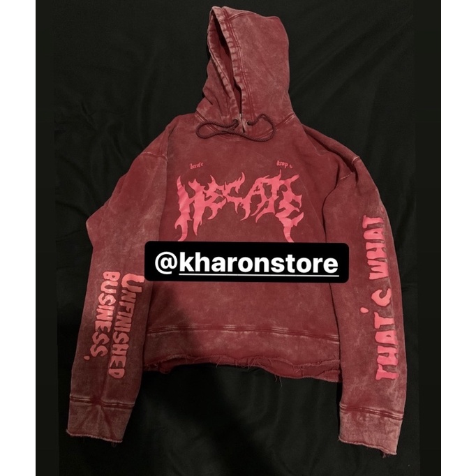 HECATES HOODIE DROP 6 “FIEND” SIZE L