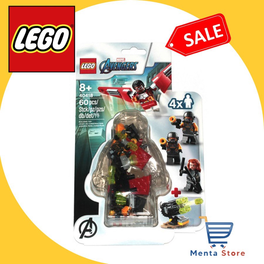 LEGO 40418 Falcon & Black Widow Team Up Exclusives Retired Marvel Figs
