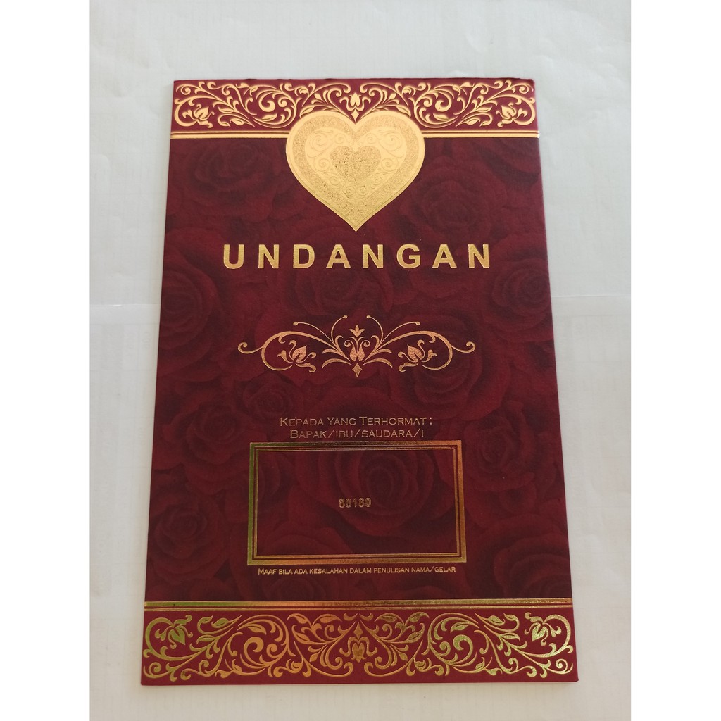 BLANKO UNDANGAN ERBA 88180