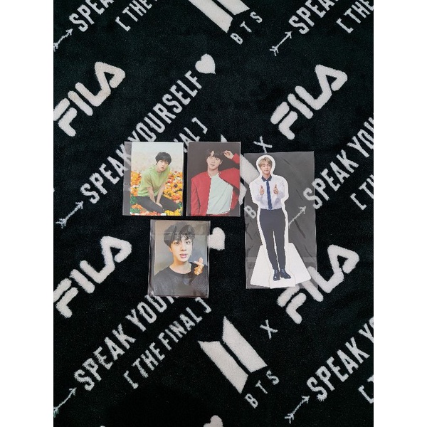 BTS Jin Photocard & 3rd Muster Bluray Standee