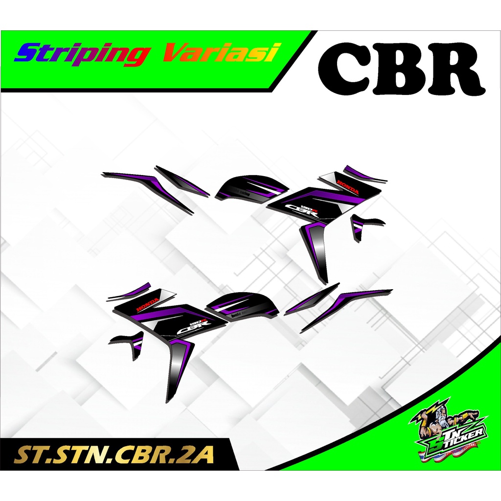 Stiker Striping List Variasi CBR/Sticker Striping CBR.02