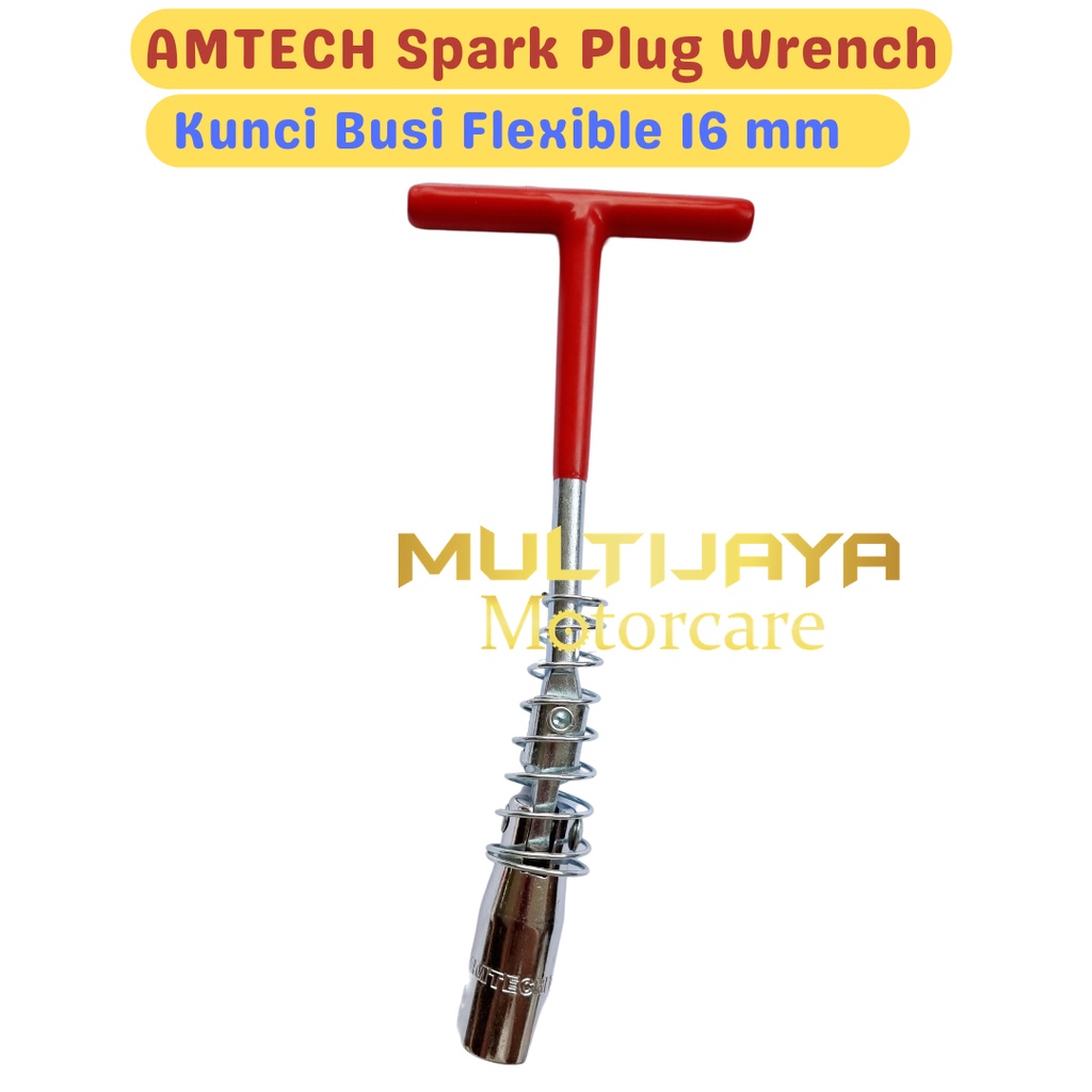 Amtech Kunci Busi Flexible 16 mm Spark Plug Wrench 16mm Motor Mobil