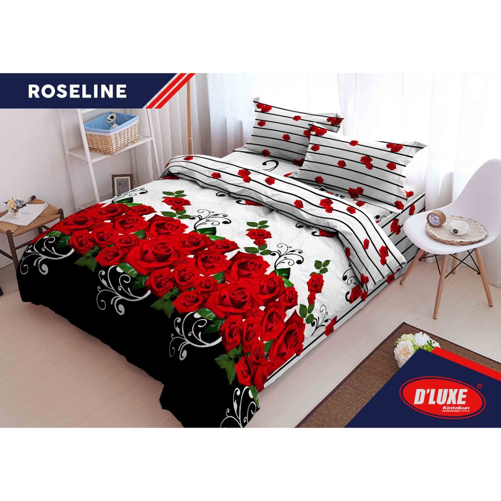 ispreii kintakun deluxe uk 180x200cm motif ROSELINE iShopeei 