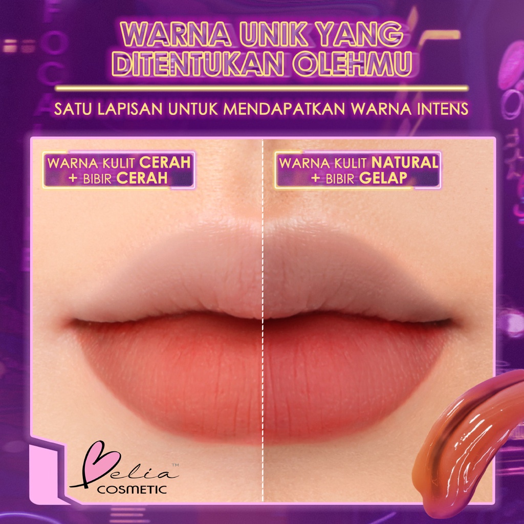 ❤ BELIA ❤ FOCALLURE Air Fit Matte Liquid Lipstick FA417 | Matte Lip Tint Super Long-Lasting Lipstick | BPOM