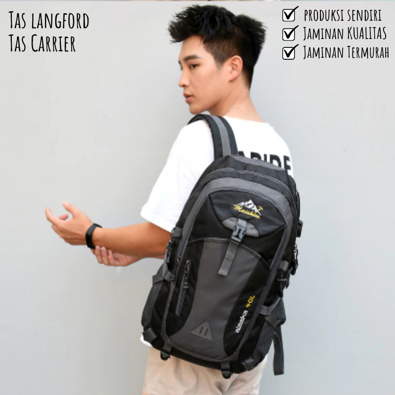 Tas Ransel Pria Cowok Ransel Backpack Carrier laptop 14 inch Hiking Import Terbaru Pria Cowok