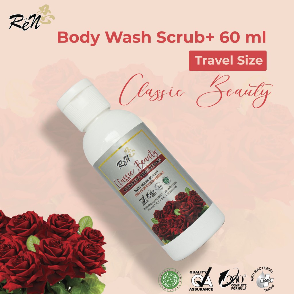 Ren Payaya Body Wash Scrub 60ML