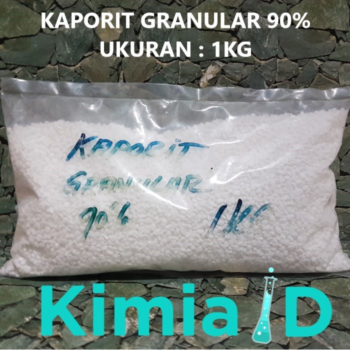 Kaporit Granular - 1 Kg -  Pembersih Saluran Air Klorin Tablet - Obat Penjernih Air Kolam Renang