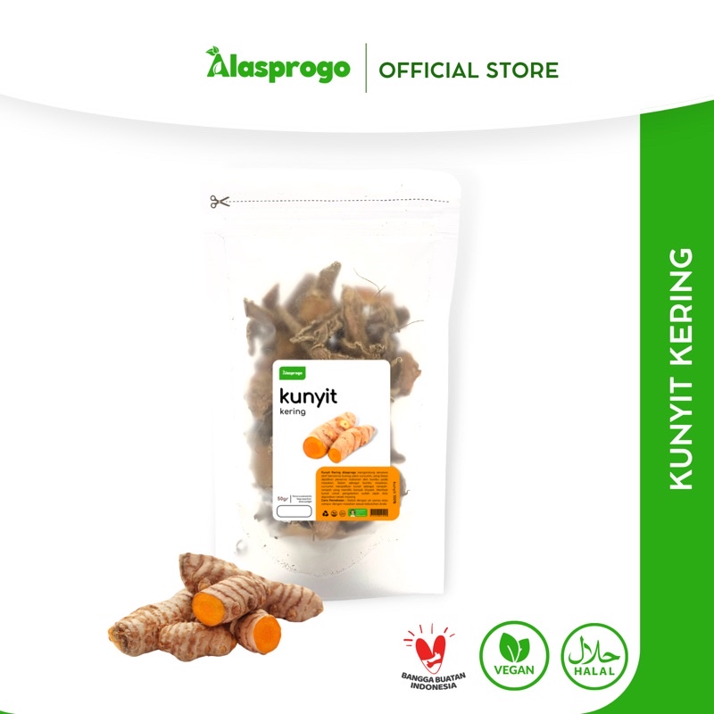 

Alasprogo Kunyit Kering / Dried Turmeric