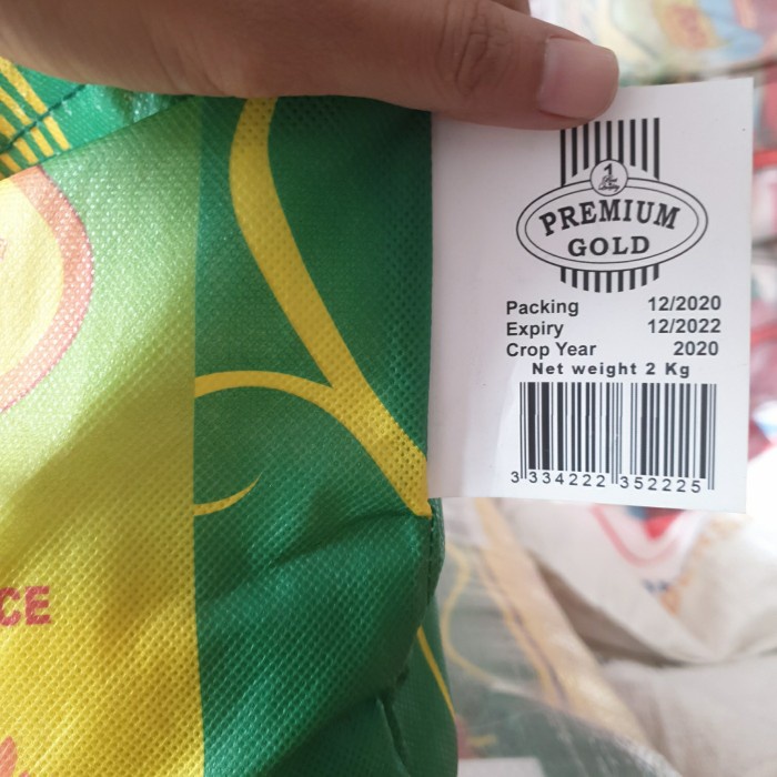 

978Eq1W Beras Basmati Premium Gold 2Kg WQ012
