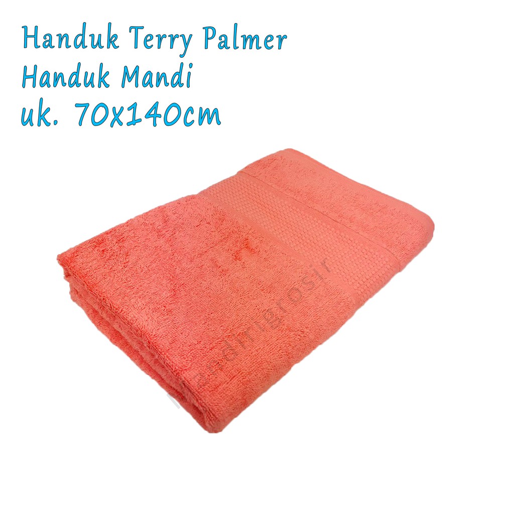 Handuk Mandi * warna muda polos * Terry Palmer * 70x140cm