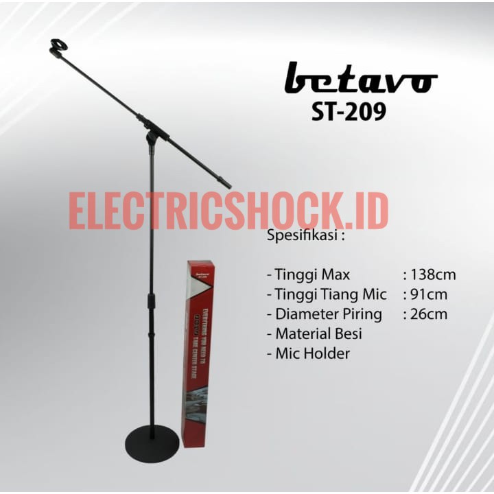 STAND MIC BETAVO ST209 / ST-209 ( ORIGINAL)