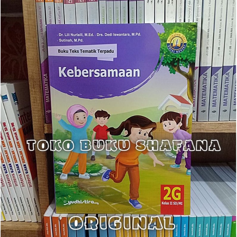 Paket 4 Buku Tematik Terpadu Yudhistira 2E 2F 2G 2H K13 Edisi Revisi Kelas 2 SD ORI