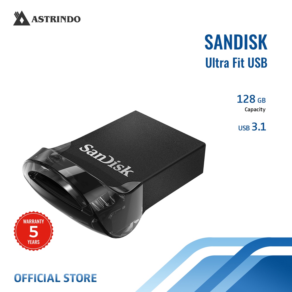 Sandisk Ultra Fit 128GB USB 3.1 - (SDCZ430-128G-G46)