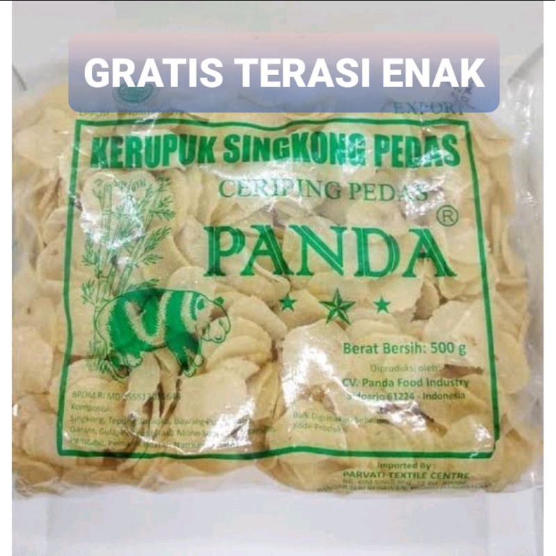 

Kerupuk Singkong Panda GRATIS TERASI ENAK Khas Cirebon