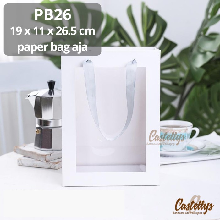 

5pcs Paper Goodie Bag PB26 Packaging Kue Roti Hadiah Hampers Souvenir