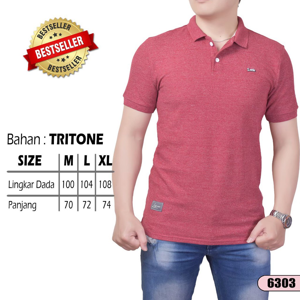 Otsukafabric Polo Shirt Pria Lengan Pendek Pria Polos