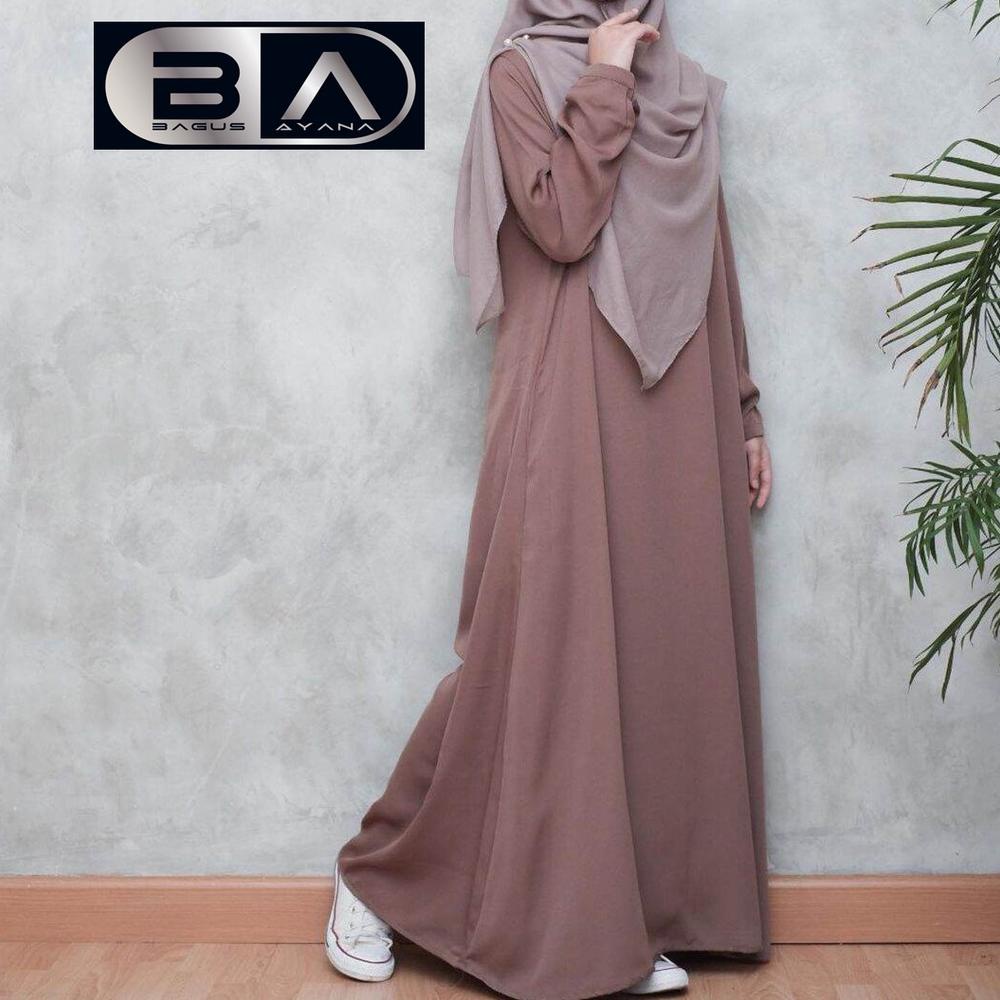 Mall COD BAYAR DITEMPAT gamis 2022 modern lebaran mewah ABAYA AYANA  TURKI Abaya Basic Turkey Medina