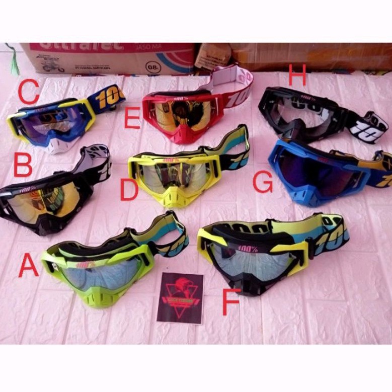 kacamata helm cross goggle 100%