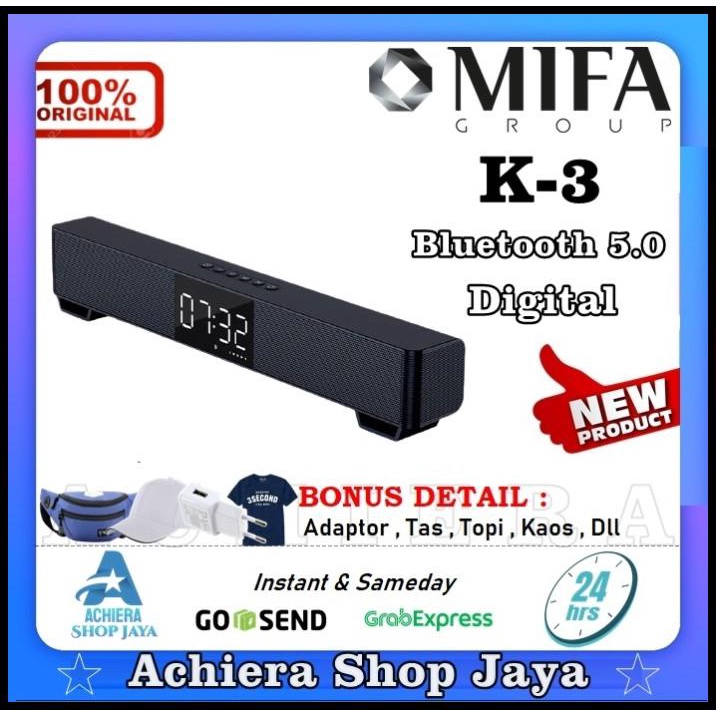 Speaker Bluetooth Xiaomi Soundbar Mifa K3 Stereo Original