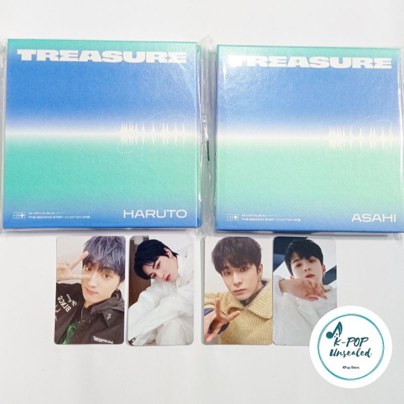TREASURE "TREASURE "The Second Step : Chapter One" Digipack (PC, Photocard, Haruto, Asahi, Appmus)