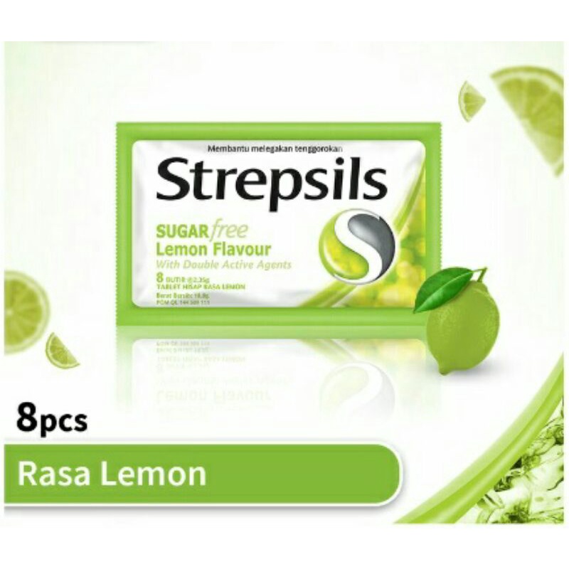 Strepsils Sugar Free Candy 6'S/8'sLemon &amp; Herb