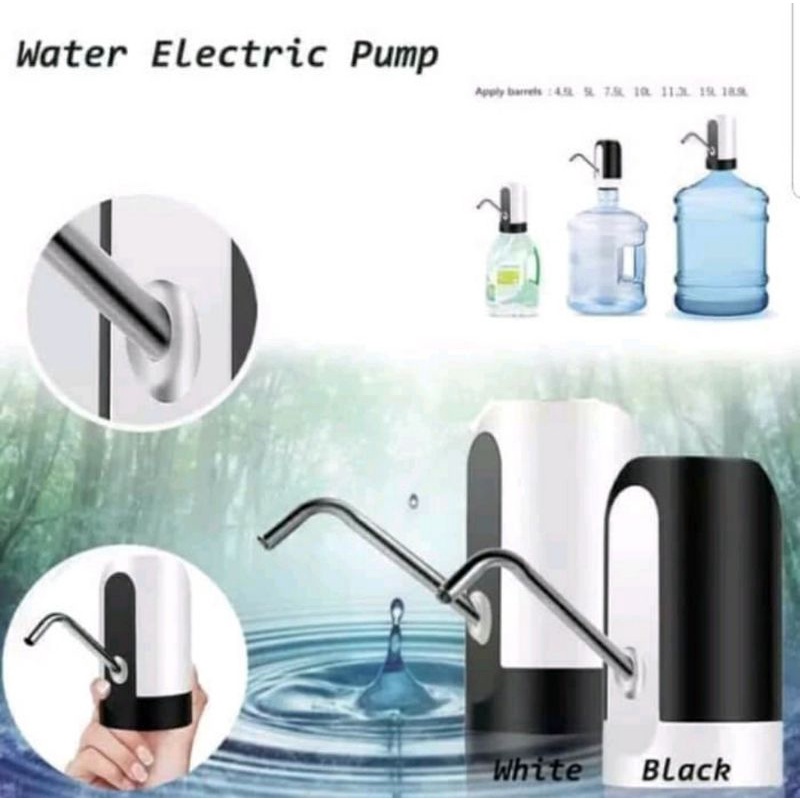 [ GRADE A ] POMPA GALON ELEKTRIK / AUTOMATIC WATER DISPENSER RECHARGE USB DISPENSER GOOD QUALITY