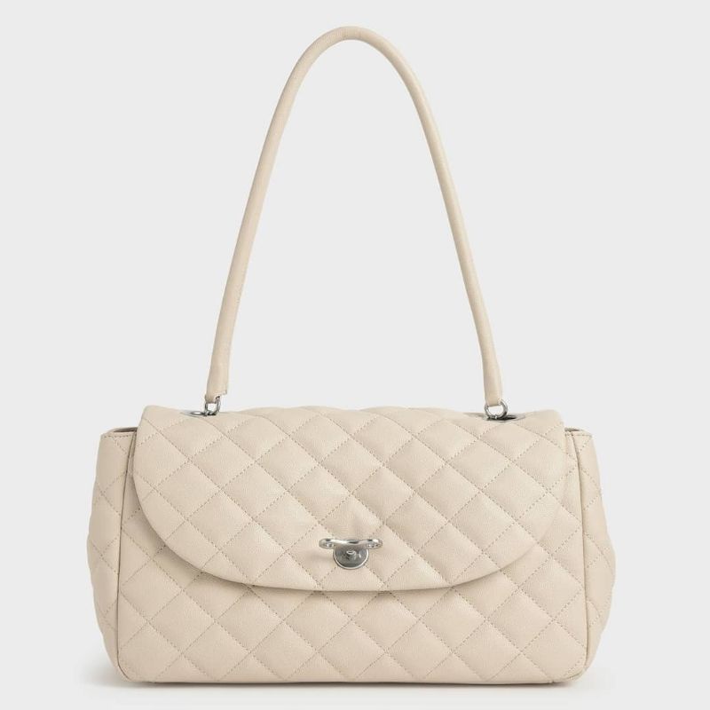 3.3 SALE | CK Chain Link Quilted Top Handle Bag