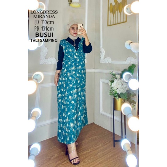 LONGDRESS KOMBINASI MOTIF || LONGDRESS BUSUI BUMIL