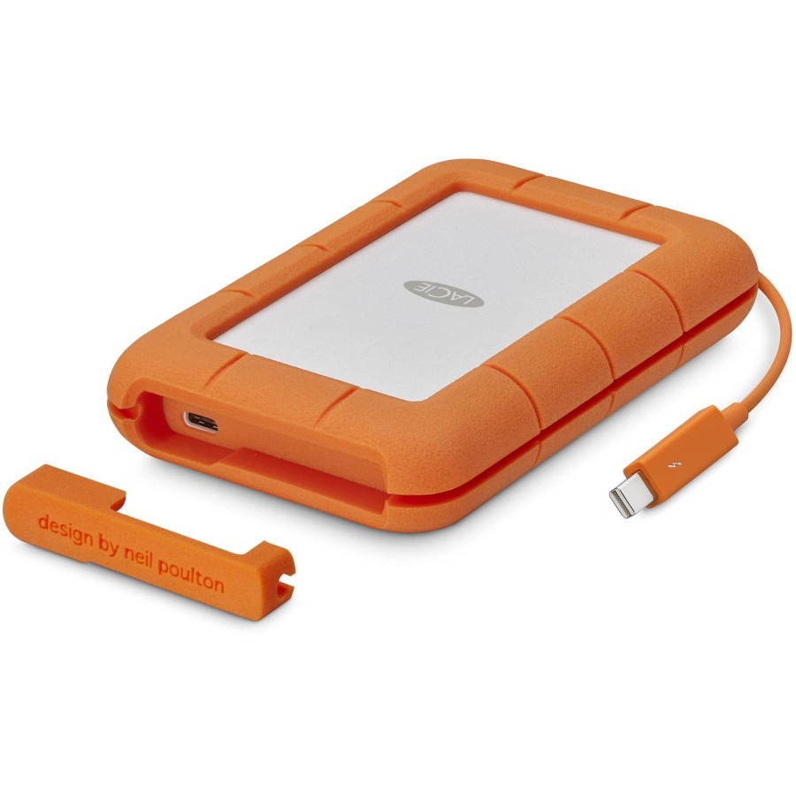 Harddisk Lacie 4TB USB 3.0 + ThunderBolt - Harddisk External 4TB Lacie Rugged ThunderBolt T+ USB 3.0