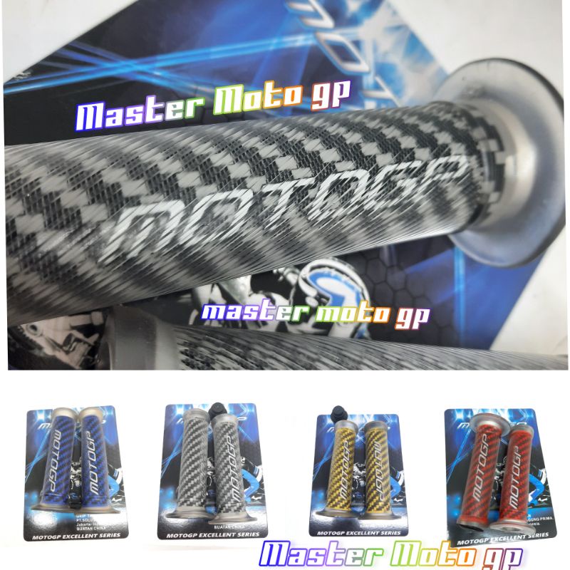 Grip karbon bulu Motogp Grip carbon model KTC Racing yaris Handfat variasi motor carbon MotoGp handgrip carbon Grip carbon Universal Nmax satria fu Beat Vario Scoopy Mio Fino ADV AEROX freego Lexi Vixion Rxking sonic