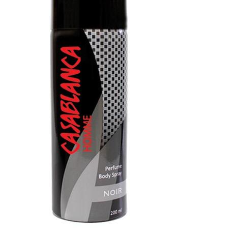 ➦ Casablanca Body Spray Noir (Black, 200ml) ✦