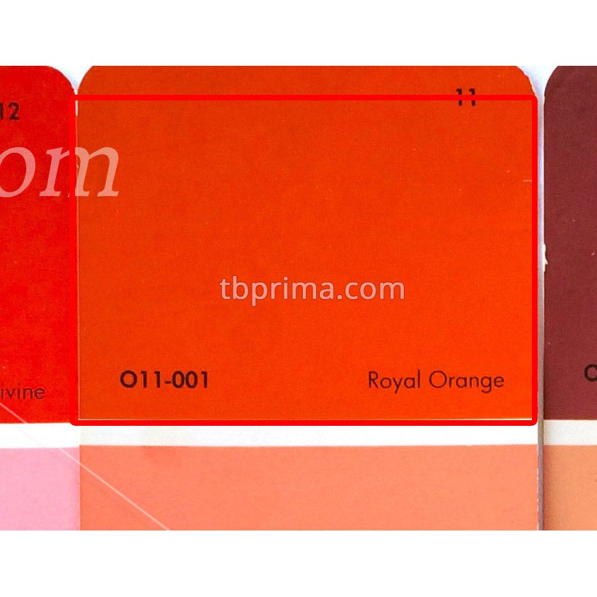 No Drop Tinting O11-001 Royal Orange 1 kg