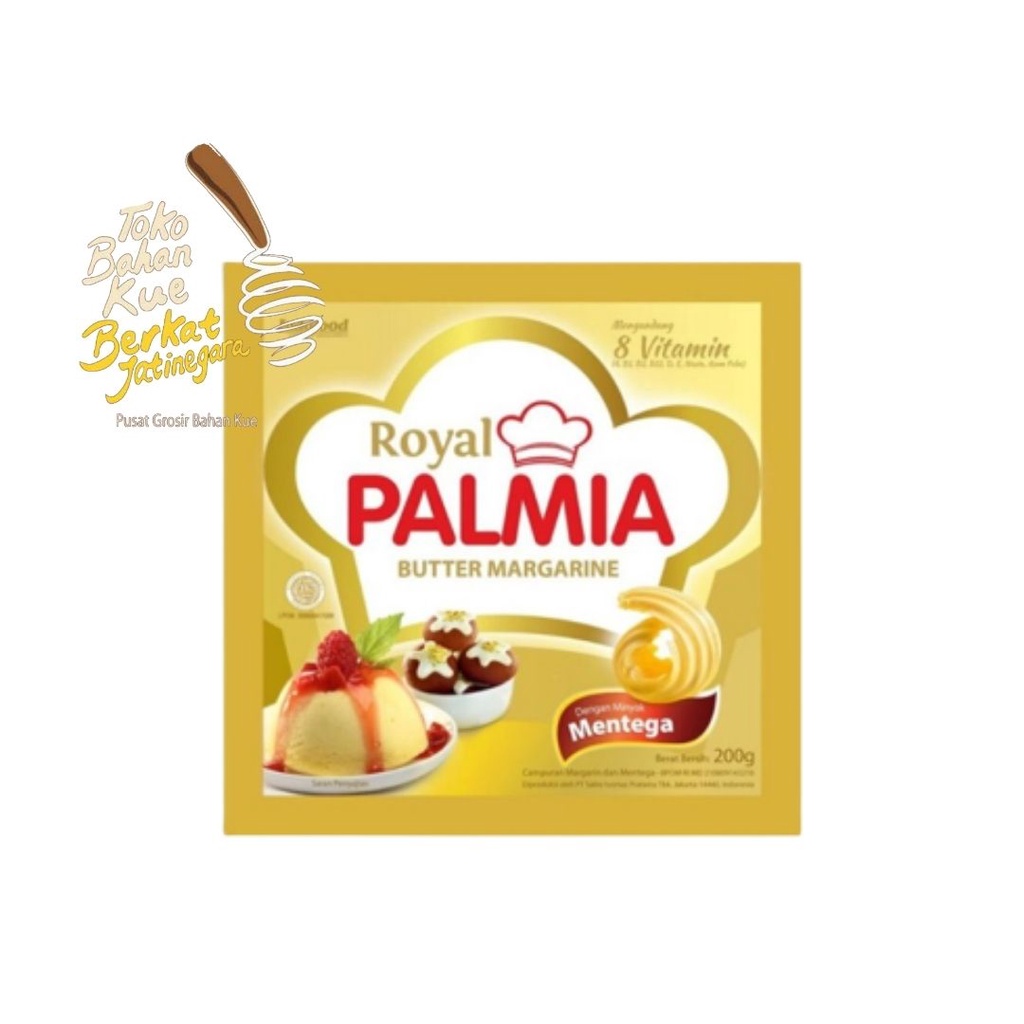 ROYAL PALMIA BUTTER MARGARINE SACHET 200 GRAM / BUTTER MARGARINE