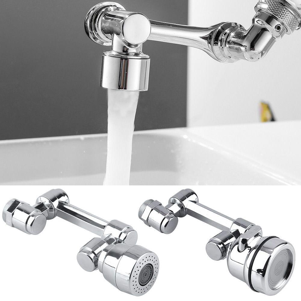 Solighter Kontrol Kran Dapur Water Flow Tinggi Aliran Air1080° Aksesoris Wastafel Cuci Piring Rotasi