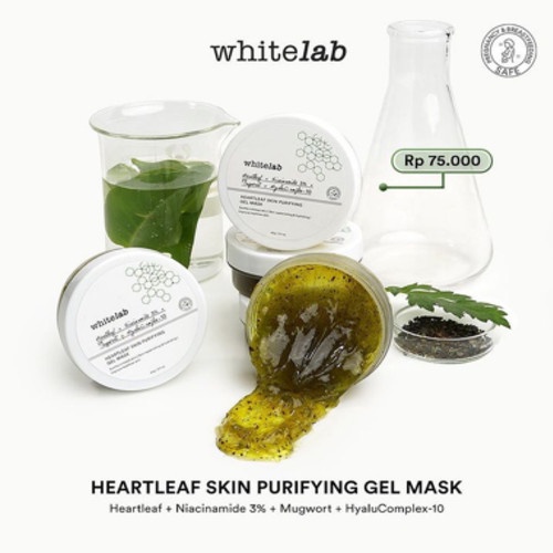 ★ BB ★  Whitelab Mugwort Pore Clarifying Mask | White Lab Masker Wajah