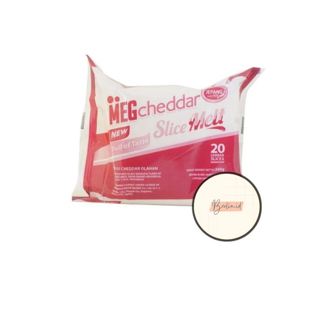 

MEG Cheese Cheddar Slice Melt 20's - MEG Cheese Cheddar Slice 20's