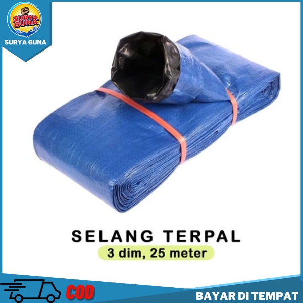 selang terpal diesel 3 dim selang untuk pengairan sawah 3 inc 25 meter