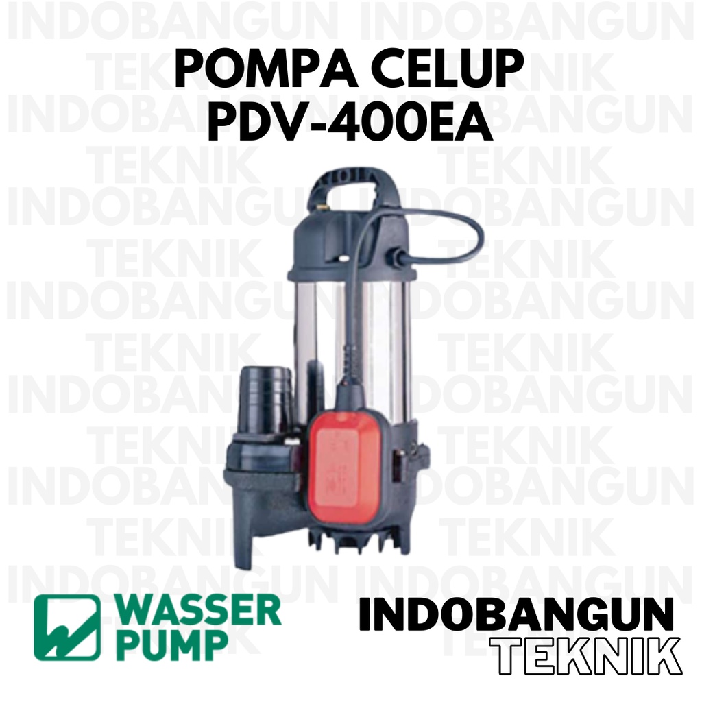 Pompa Celup Air Kotor Wasser PDV 400 EA Submersible PDV400EA Otomatis