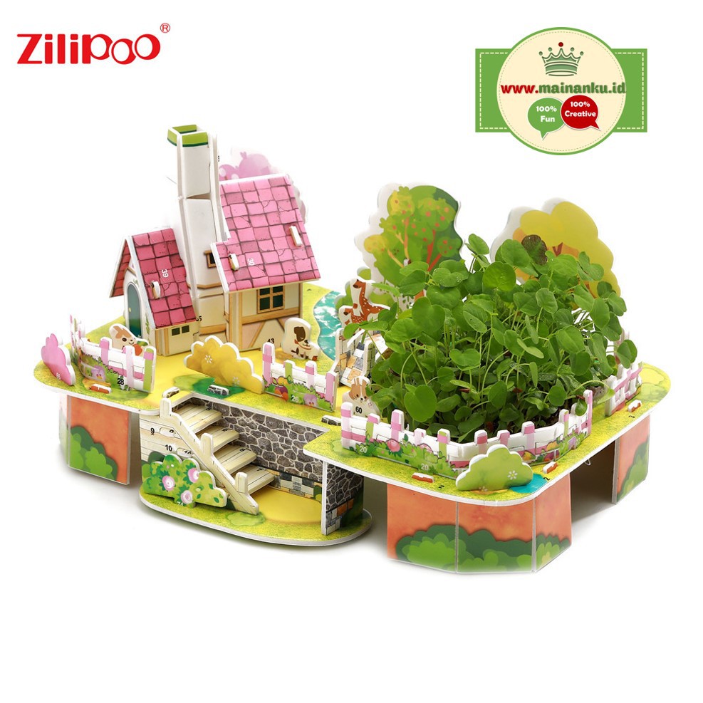 Puzzle Miniatur | ANIMAL PARADISE | 3d Puzzle Mini Zilipoo M-003