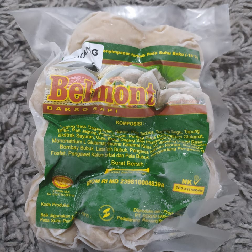 Jual Bakso Sapi Belmont Cincang Isi 10 400 Gr Shopee Indonesia